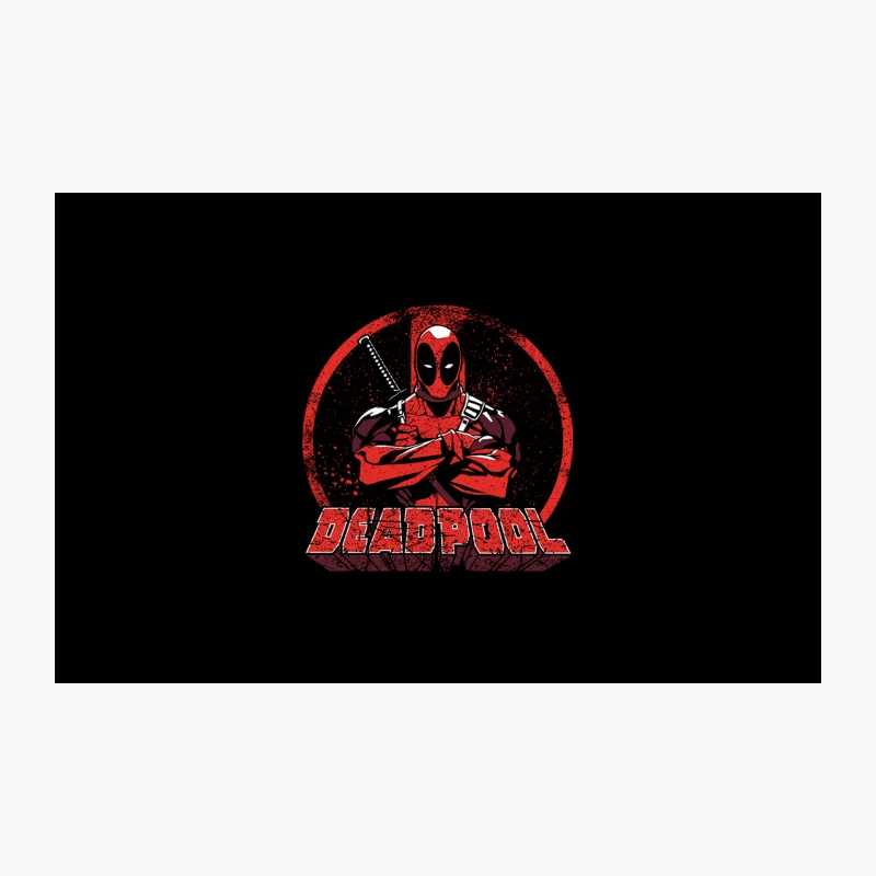 Deadpool: Marvel Superhero in Action-Packed Graphic Design Travel Mug