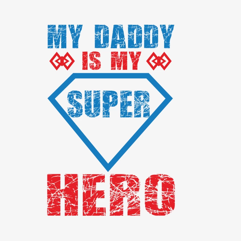 Mon papa est mon super héros - Design créatif pour vêtements Homme Manches Longues T-Shirt