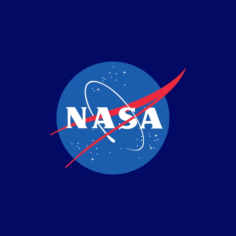 NASA Logo: Celebrating Space Exploration Desk Mat