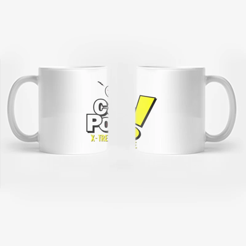 Vintage TV Caf Pow Coffee Mug
