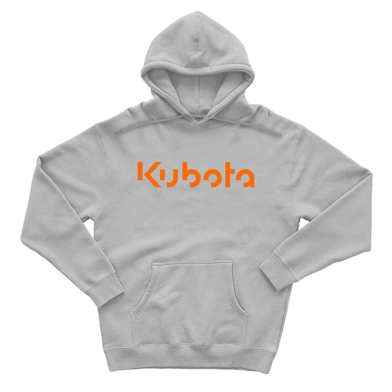 Kubota Corporation Orange Logo Design Male Pullover Hoodie