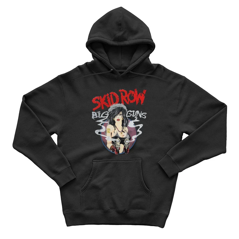 Skid Row Big Guns Vintage Rock Band Artwork Male Pullover Hoodie