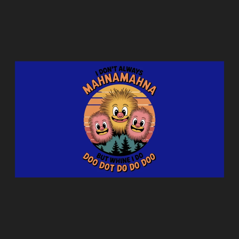 Retro Muppets Mahna Mahna Sunset Cartoon Humor Bucket Hat