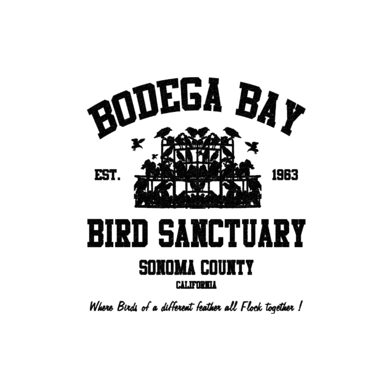 BODEGA BAY BIRD SANCTUARY 2 Throw Pillow