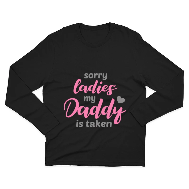 Message drôle pour enfants sur l'amour paternel Homme Manches Longues T-Shirt