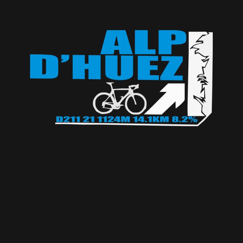 Tour De France Alp D_Huez Cycling Mouse Pad