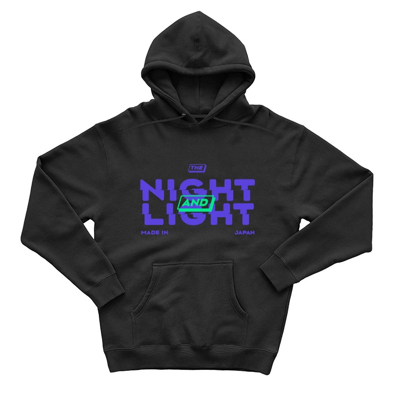 Nacht und Licht Design aus Japan Herren Pullover Hoodie