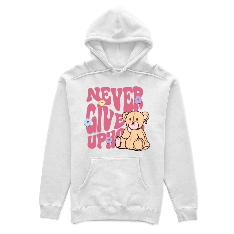 Niedlicher Bär mit Ermutigung Damen Pullover Hoodie