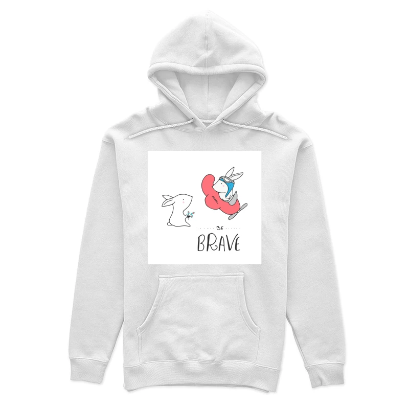 Lapin courageux et aventureux Femme Sweat à capuche