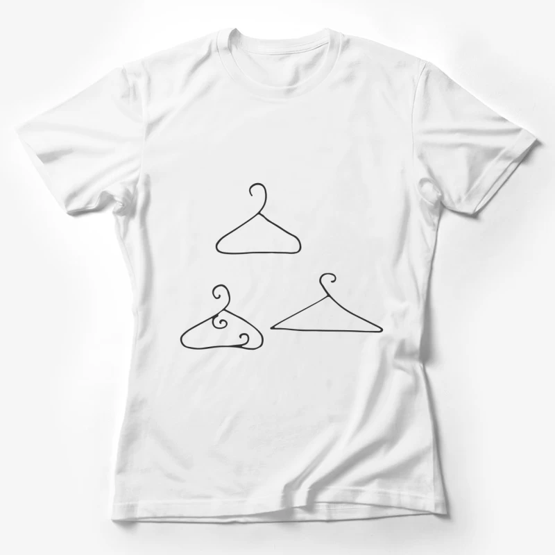 Cintres en métal design Femme T-Shirt
