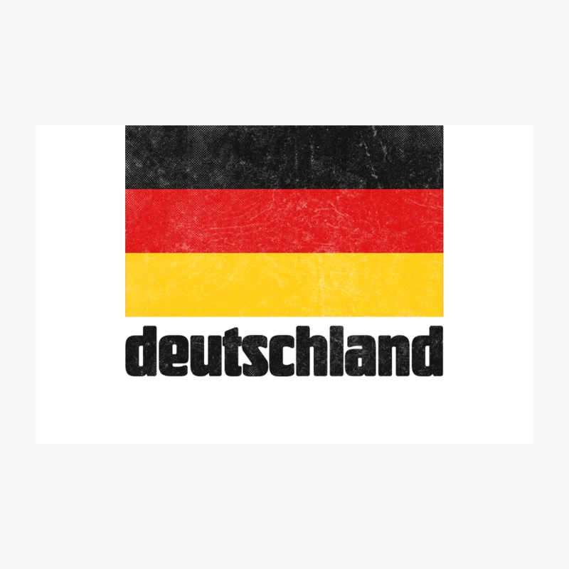 Deutschland  Germany Faded Style Flag Design Travel Mug