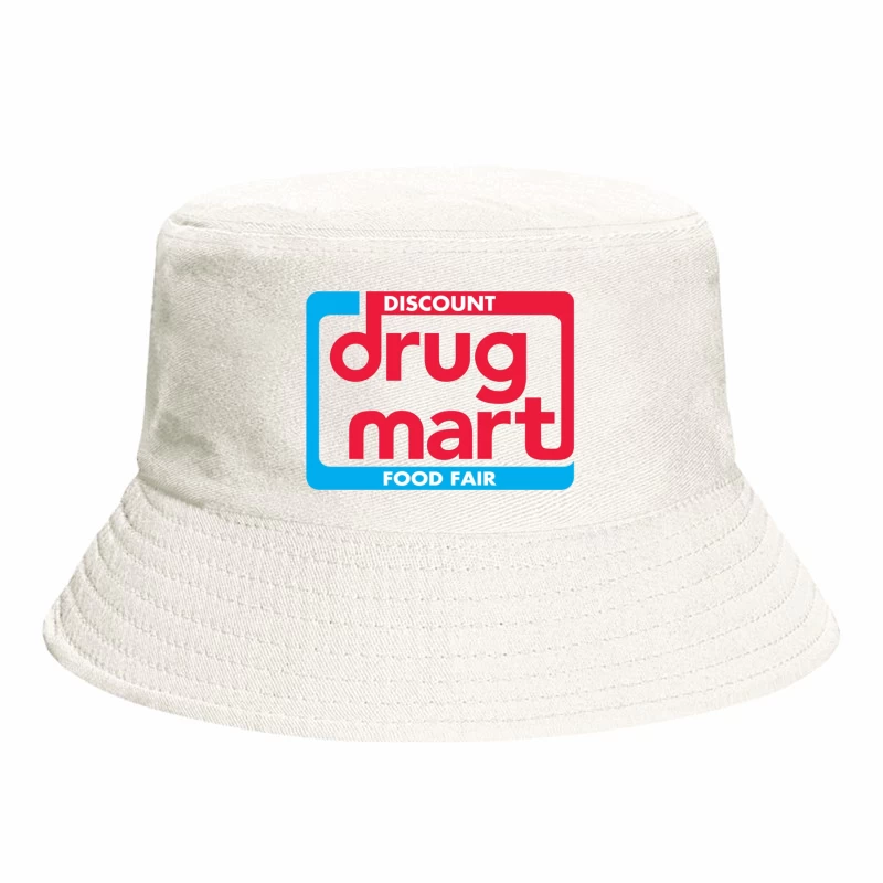 Discount Drug Mart Food Fair Vintage Retail Logo Bucket Hat