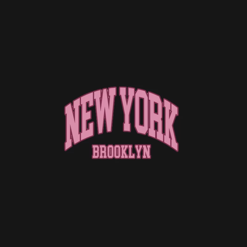 Design Grafico New York Brooklyn Maglietta Donna