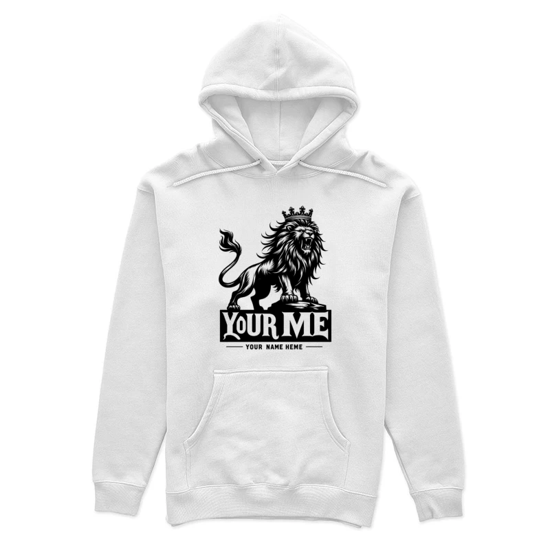 Majestätischer Löwe mit Krone Damen Pullover Hoodie