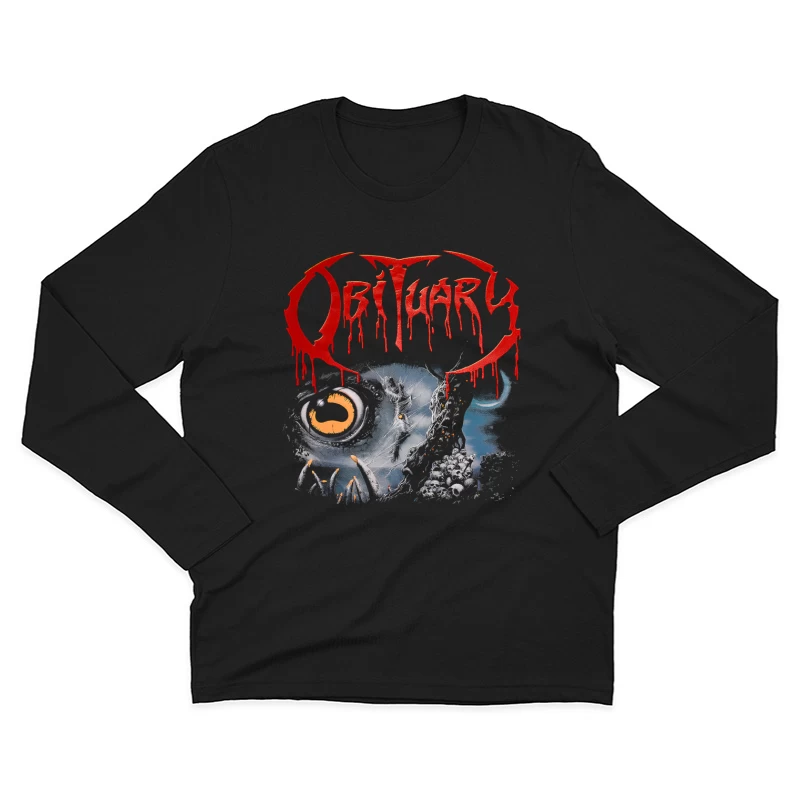 Obituary Slowly We Rot Red Male Long Sleeve T-Shirt