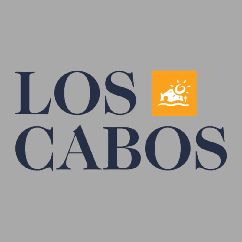 Los Cabos Mexico logo Male Pullover Hoodie