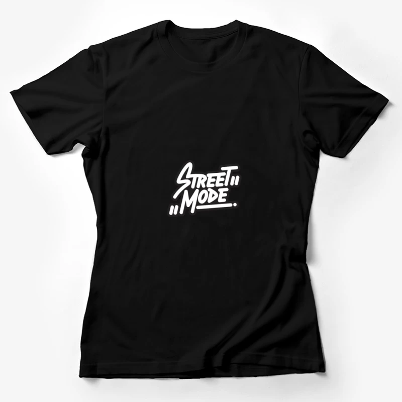 Street Mode Graffiti-Schriftzug Damen T-Shirt