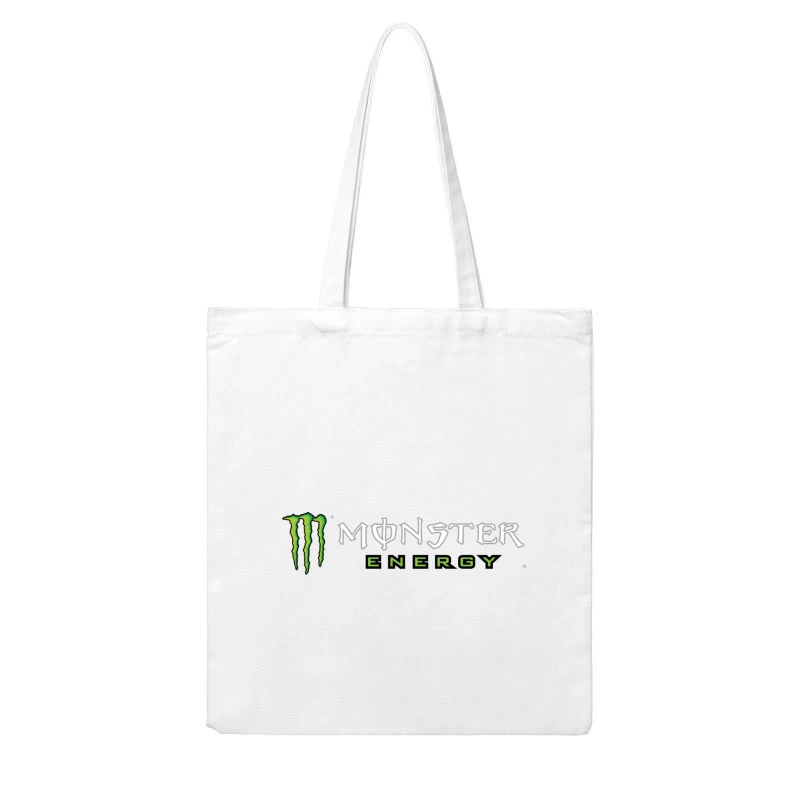 Monster Energy Drink Brand Logo Cotton Tote Bag