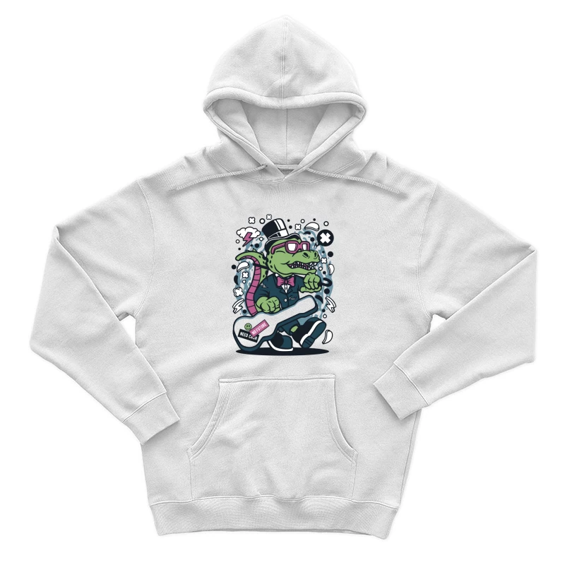 Crocodile rock star élégant Homme Sweat à capuche