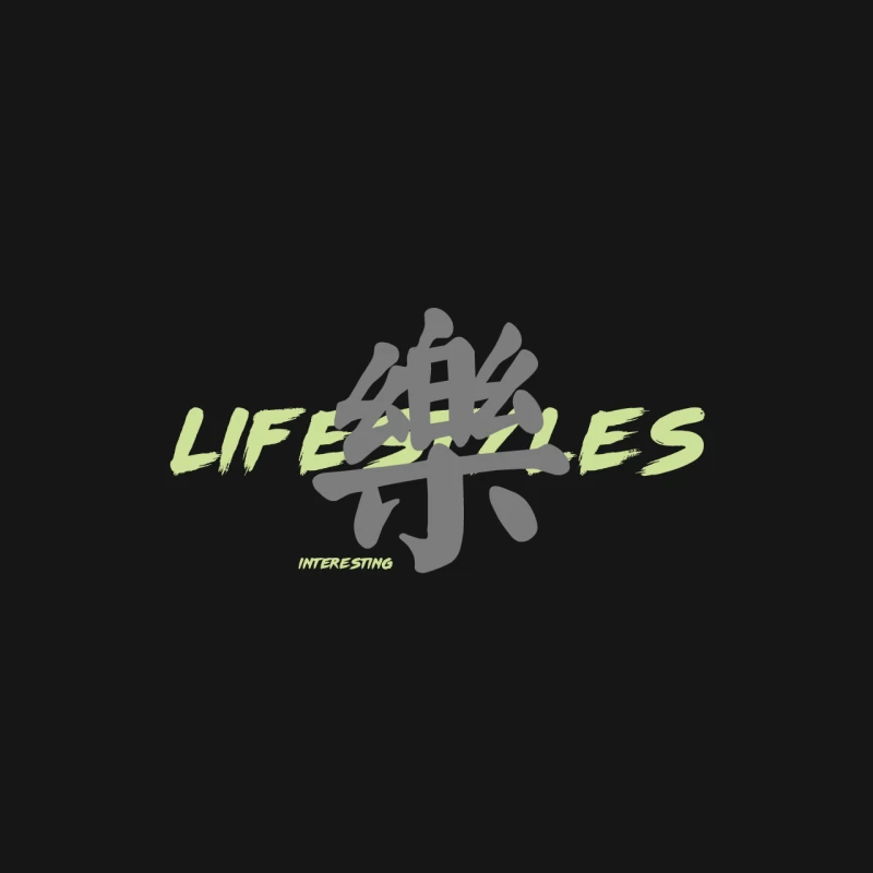 Lifestyles Design mit Schriftzeichen Herren Langarm T-Shirt
