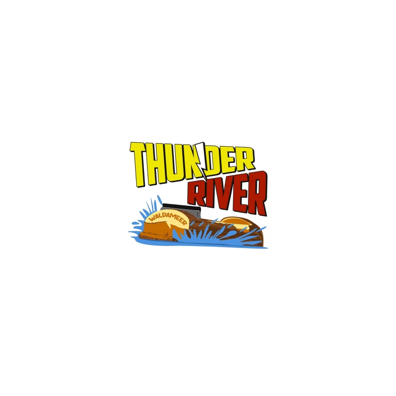 Thunder River Water Ride Logo at Waldameer Park Coffee Mug