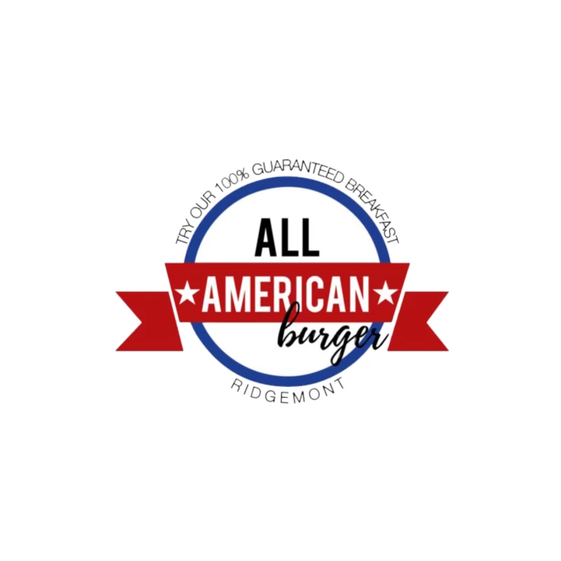 All american burger Mouse Pad