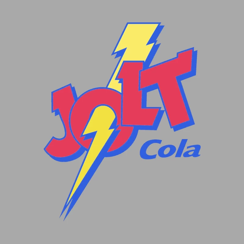 Retro Jolt Cola Energy Drink Logo with Lightning Bolt Design Female Pullover Hoodie