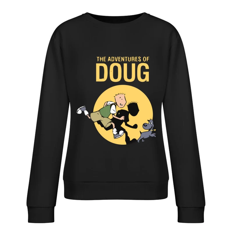 The Adventures of Doug - Classic 90s Animated Series Logo Female Pullover Sweatshirt