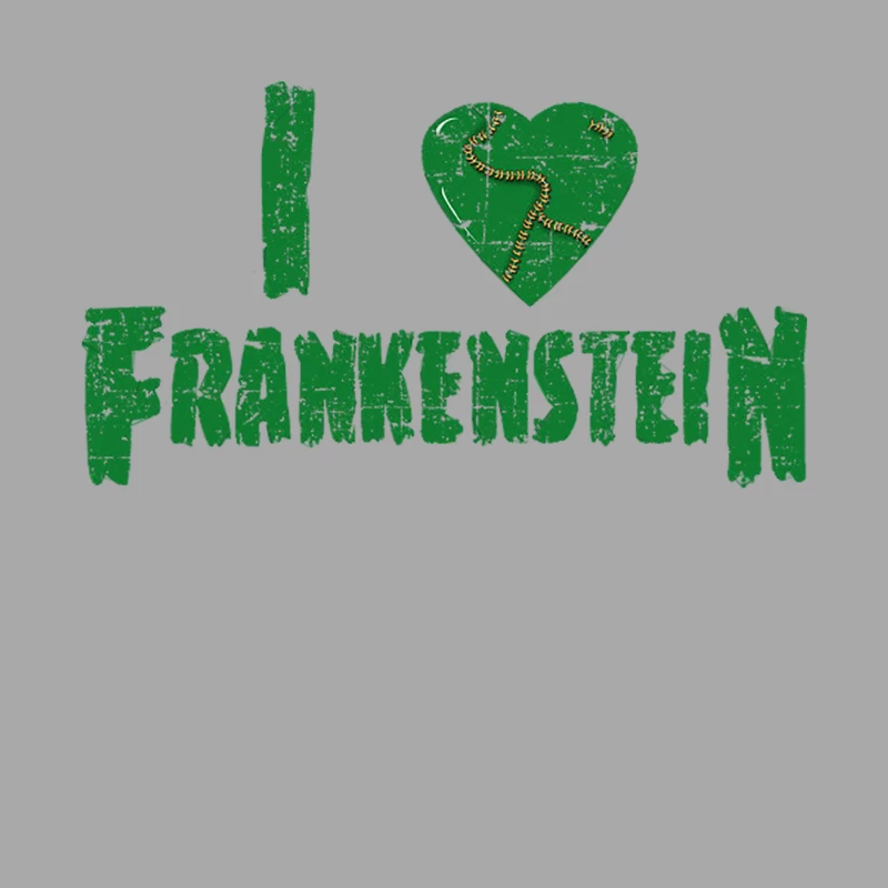 I Heart Frankenstein Female Pullover Hoodie