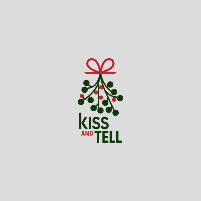 Romantic Christmas Mistletoe Kiss Design Baseball Cap