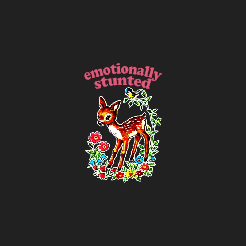 Emotionally Stunted   Existentialist Meme Design Bucket Hat