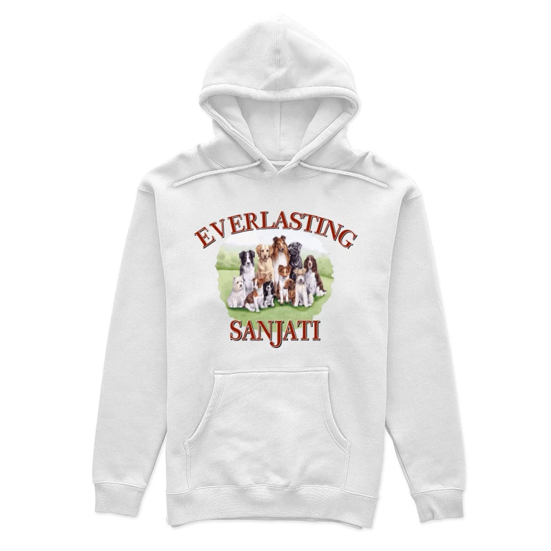 Verschiedene Hunderassen Illustration Damen Pullover Hoodie