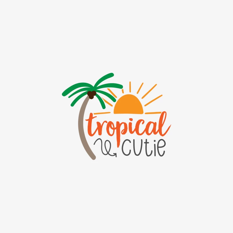 Thème tropical ensoleillé Homme Manches Longues T-Shirt
