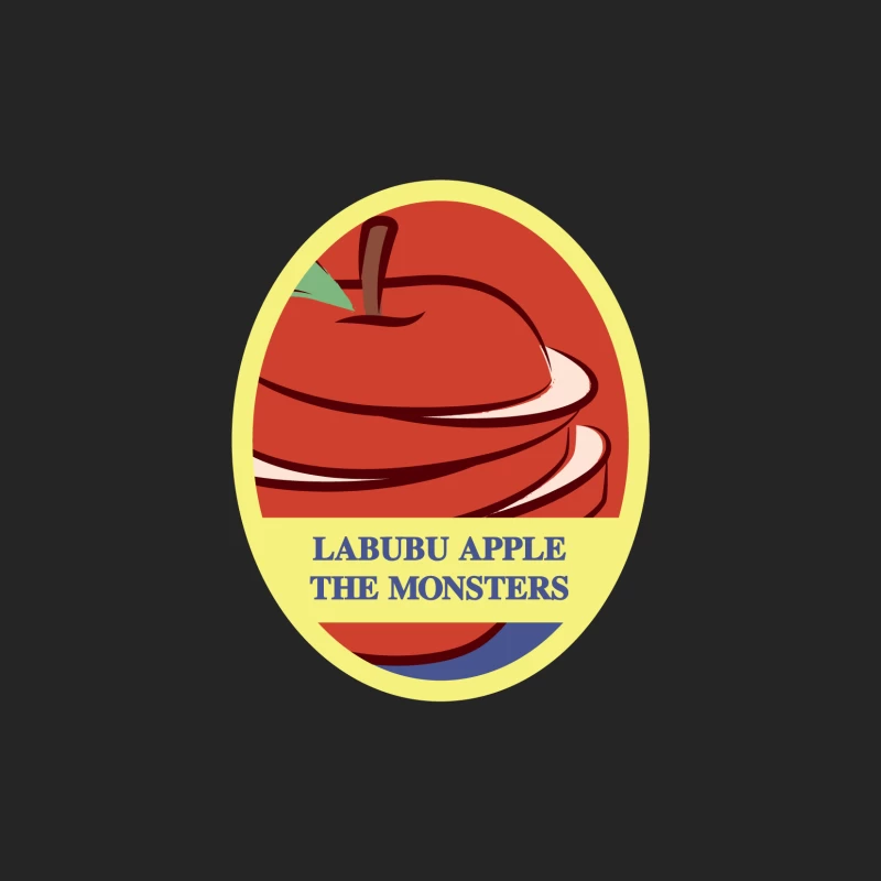 Labubu Apple Die Monster Emblem Damen Pullover Sweatshirt