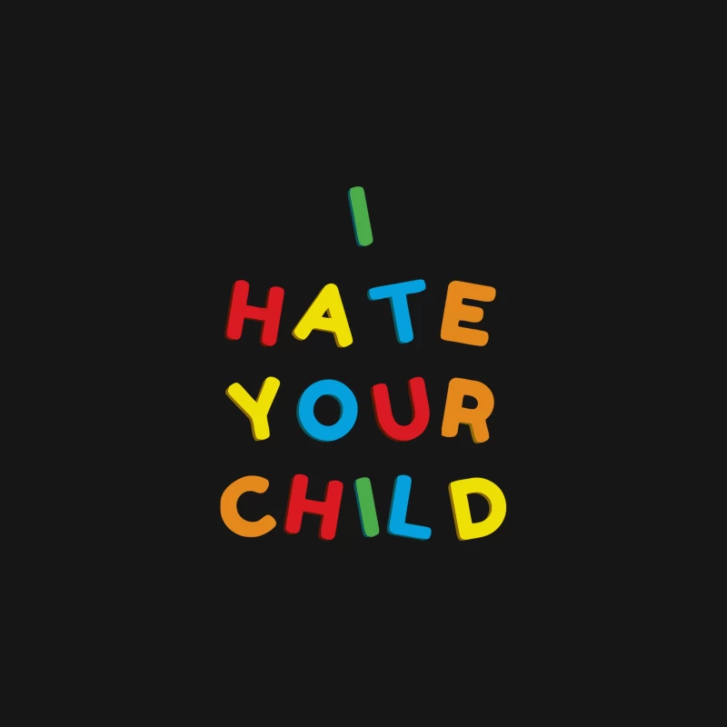 Colorful Controversial Parenting Message Desk Mat