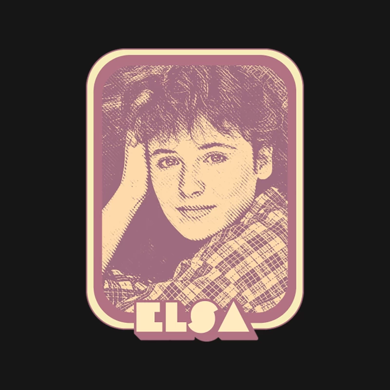 Elsa Lunghini  80s Retro Francophile Pop Star Fan Mouse Pad