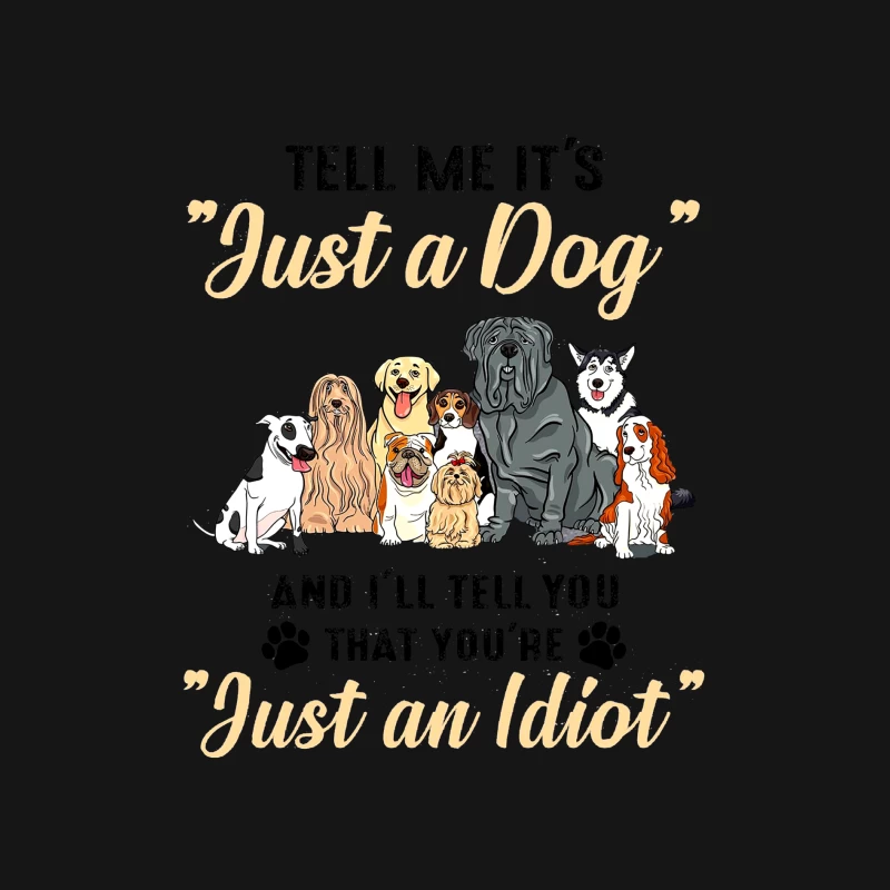 Amour et Fidélité des Chiens Homme Manches Longues T-Shirt