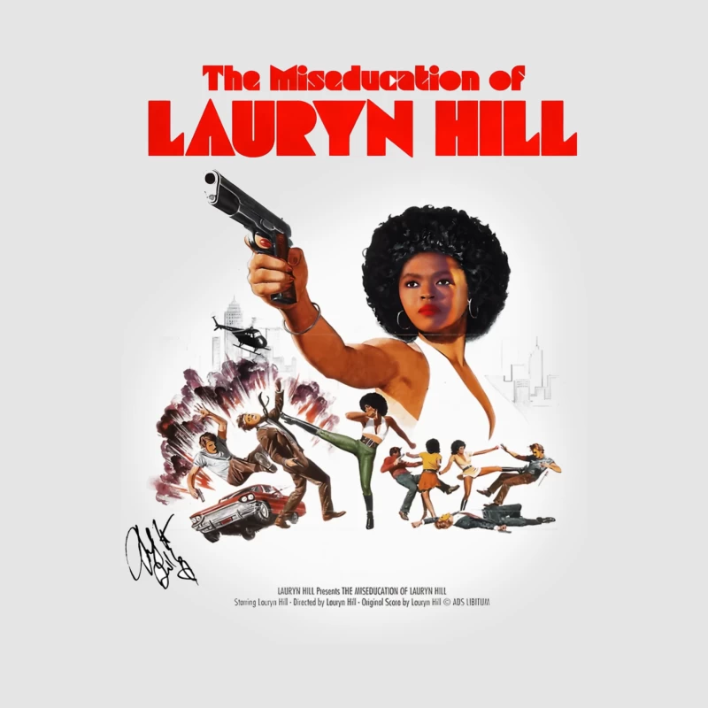 Lauryn-Retro Cool Art Female Pullover Hoodie
