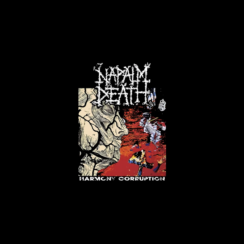 Napalm Death Harmony Coruption iPhone Case