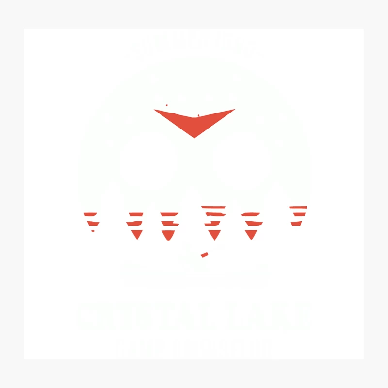 Minimalist Red Geometric Pattern on White Throw Pillow