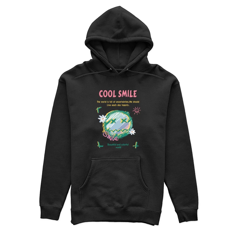 Buntes Lächeln im unsicheren Leben Damen Pullover Hoodie