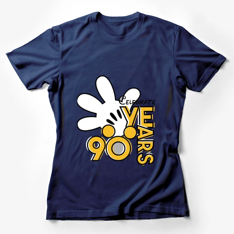 90 Jahre Jubiläum Feiern Damen T-Shirt