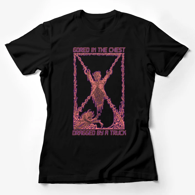 Sanguisugabogg Gored In The Chest Female T-Shirt