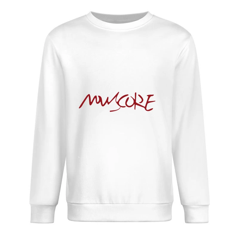 Musiklogo-Handschrift Herren Pullover Sweatshirt