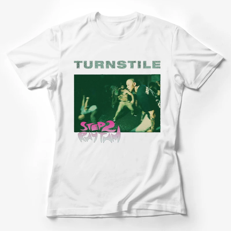 Turnstile - Step 2 Rhythm Album Cover Female T-Shirt