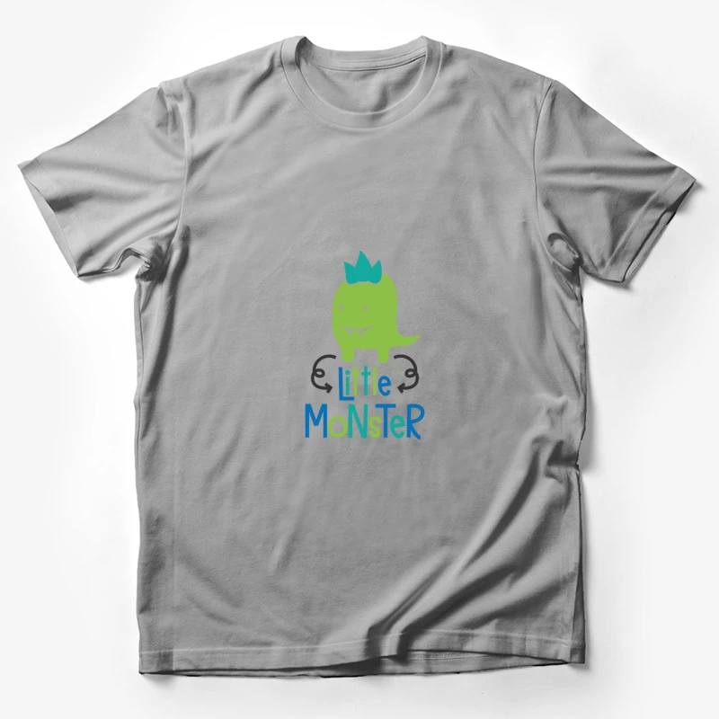 Monstre mignon avec couronne bleue Homme T-Shirt
