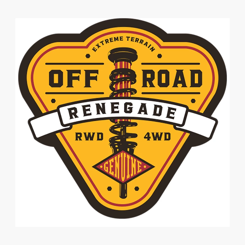 Off Road Renagade Throw Pillow