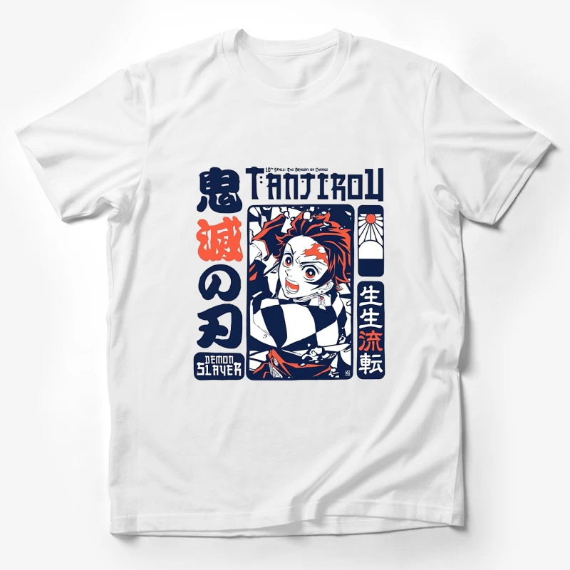 Demon Slayer Tanjiro Design Herren T-Shirt