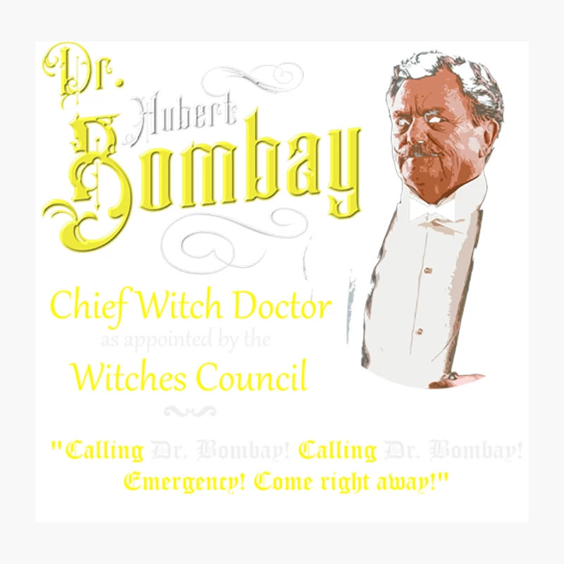 Dr. Bombay from Bewitched Throw Pillow