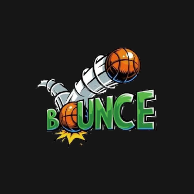 Basketball Bounce Design Herren T-Shirt